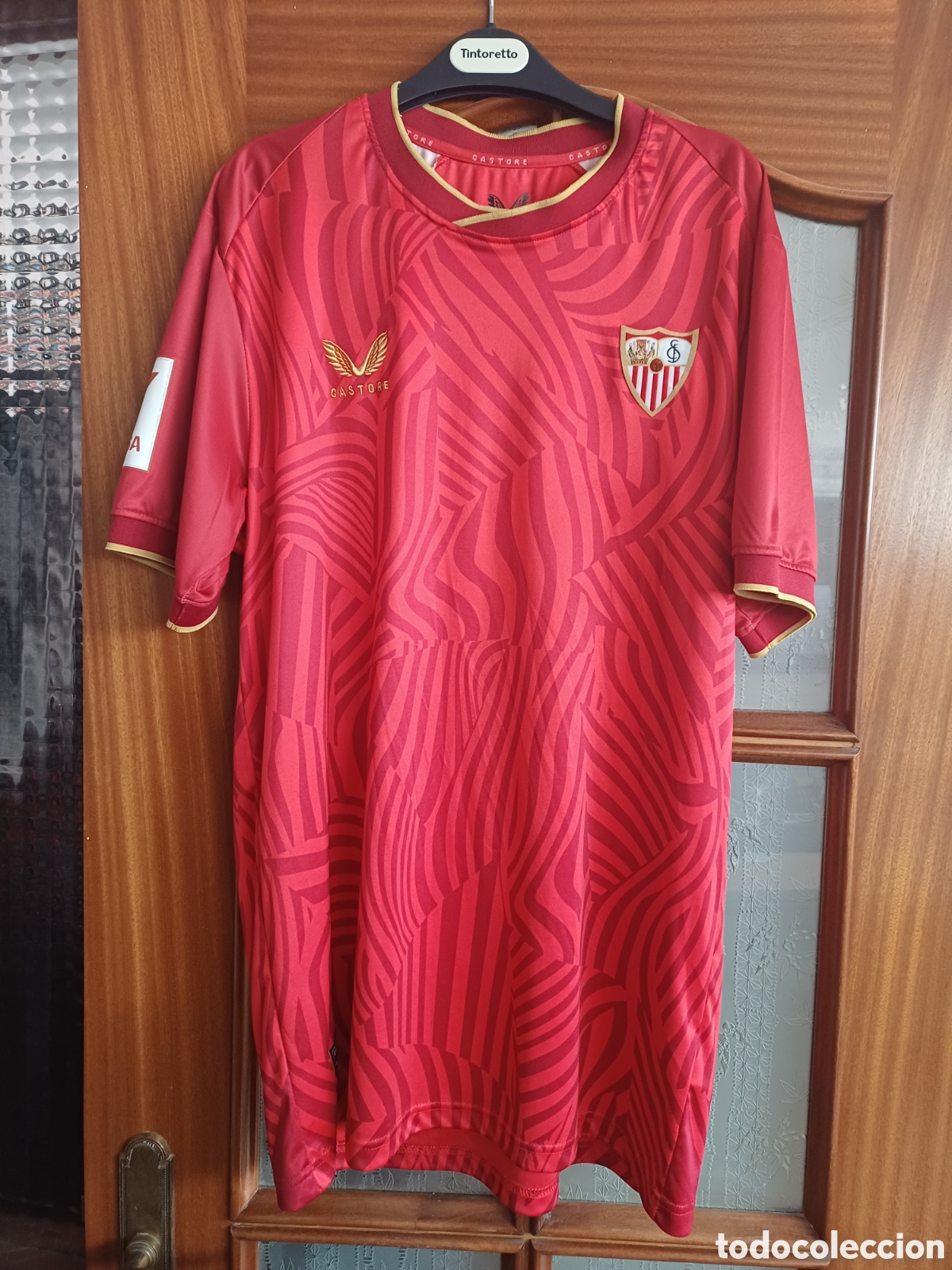 Coleccionismo deportivo: CAMISETA SEVILLA FC SERGIO RAMOS CASTORE TALLA XL