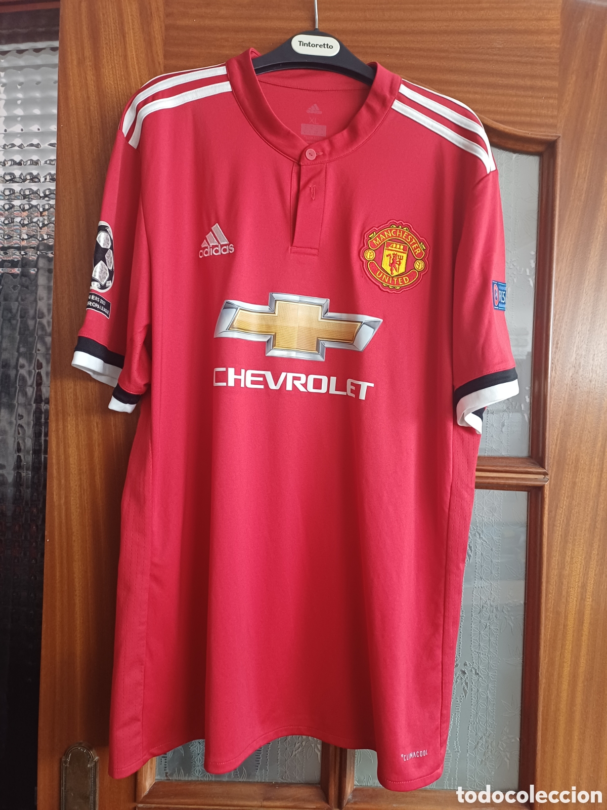 Coleccionismo deportivo: CAMISETA ADIDAS MANCHESTER UNITED ANDER HERRERA UEFA EUROPA LEAGUE WINNERS 2017 TALLA XL