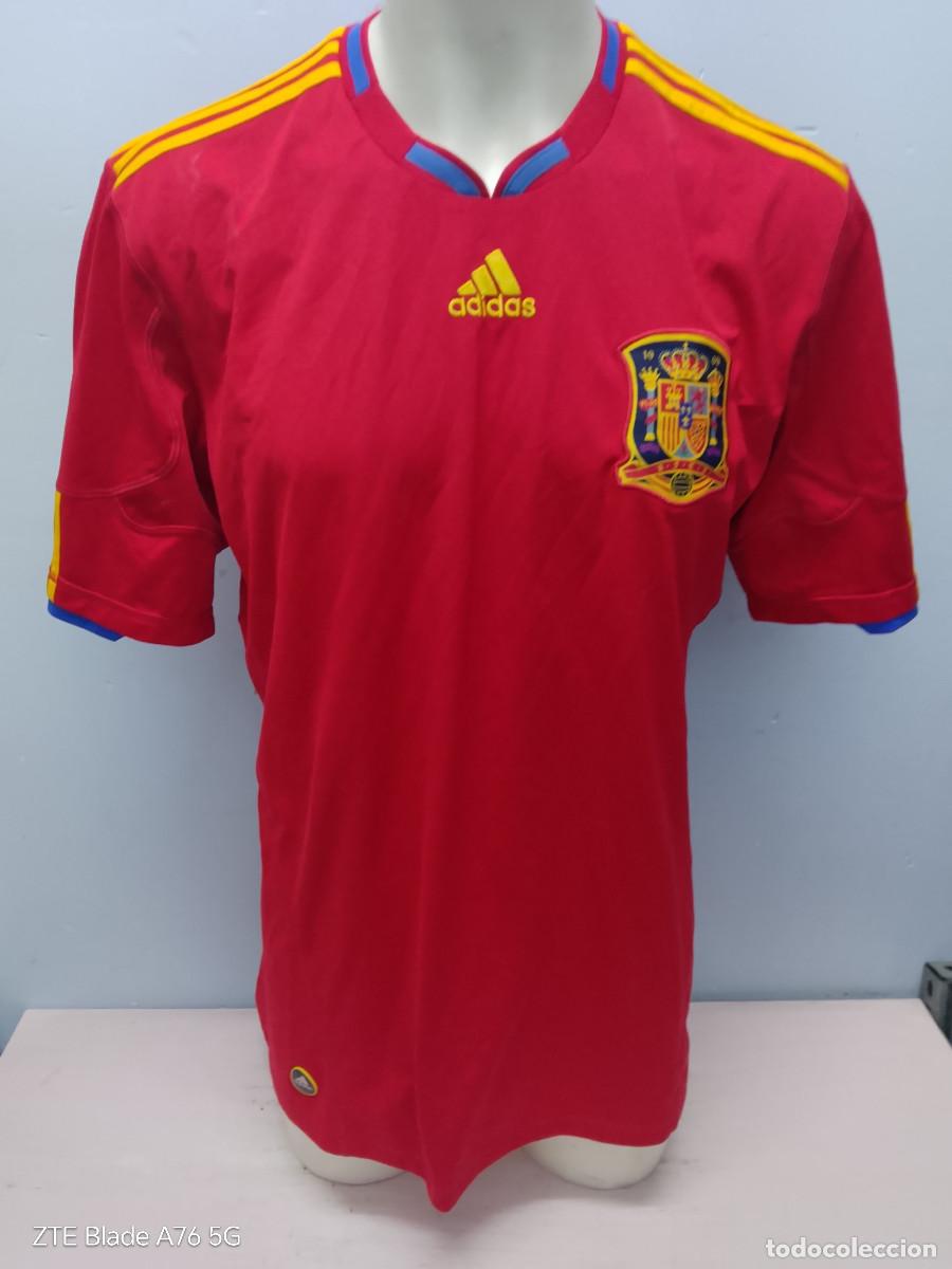Coleccionismo deportivo: Espa&ntilde;a Spain Mundial Sudafrica camiseta futbol football shirt xl 58cts
