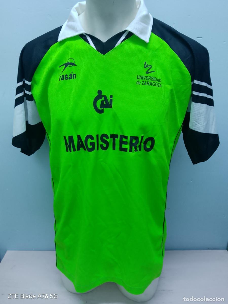 Coleccionismo deportivo: Universidad de Zaragoza camiseta futbol football shirt XL