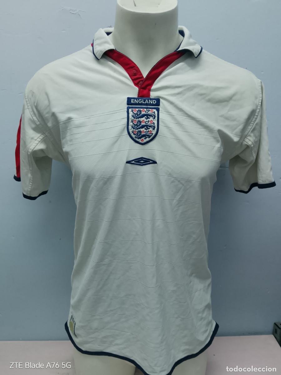 Coleccionismo deportivo: England national shirt camiseta futbol football shirt Seleccion Inglaterra 54cts S