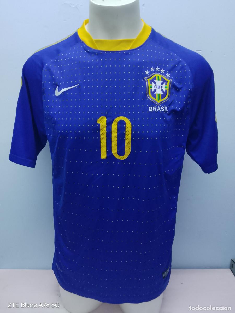 Coleccionismo deportivo: Brasil KAKA national team seleccion camiseta futbol football shirt L 57cts
