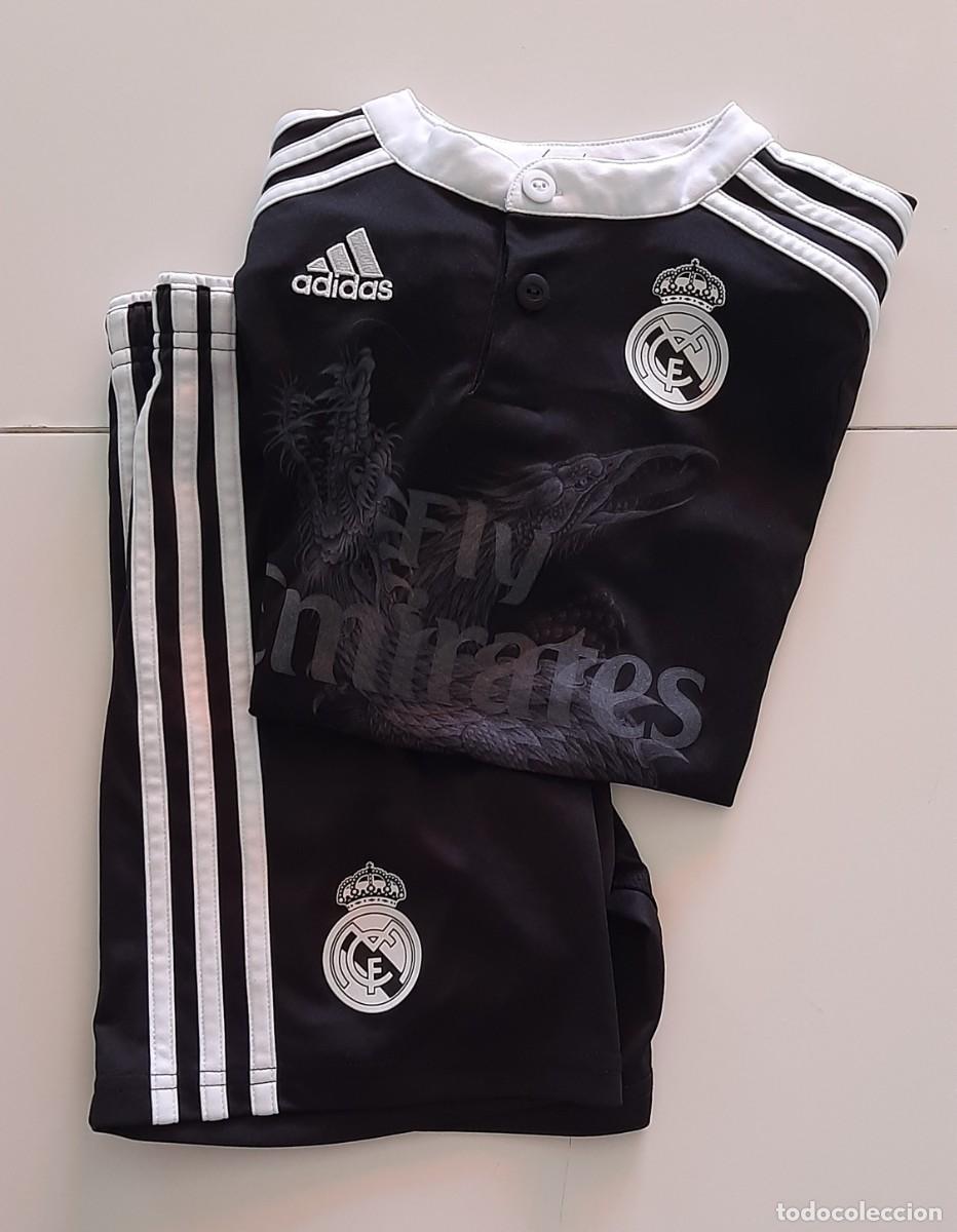 Coleccionismo deportivo: Conjunto Real Madrid por Yohji Yamamoto (Y 3) / Edici&oacute;n 2014 / Talla 9&ndash;10 a&ntilde;os