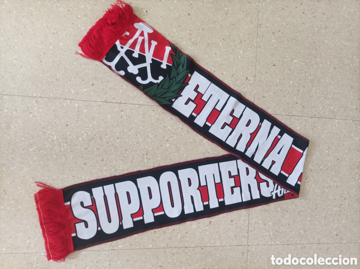 Coleccionismo deportivo: Bufanda futbol Supporters ultras Mallorca 20 ' aniversario