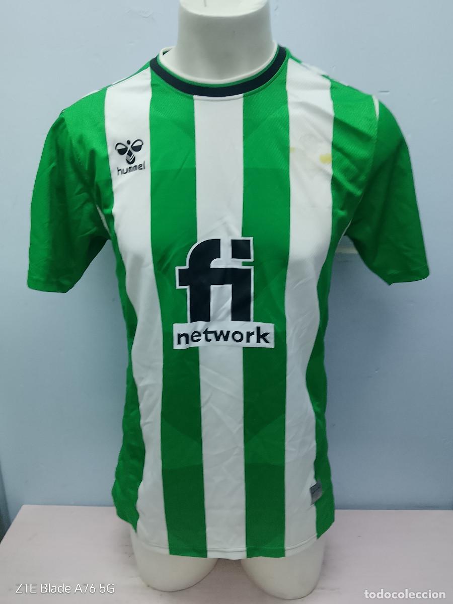 Coleccionismo deportivo: Real Betis (Tara escudo) camiseta futbol football shirt ISCO l 53CTS