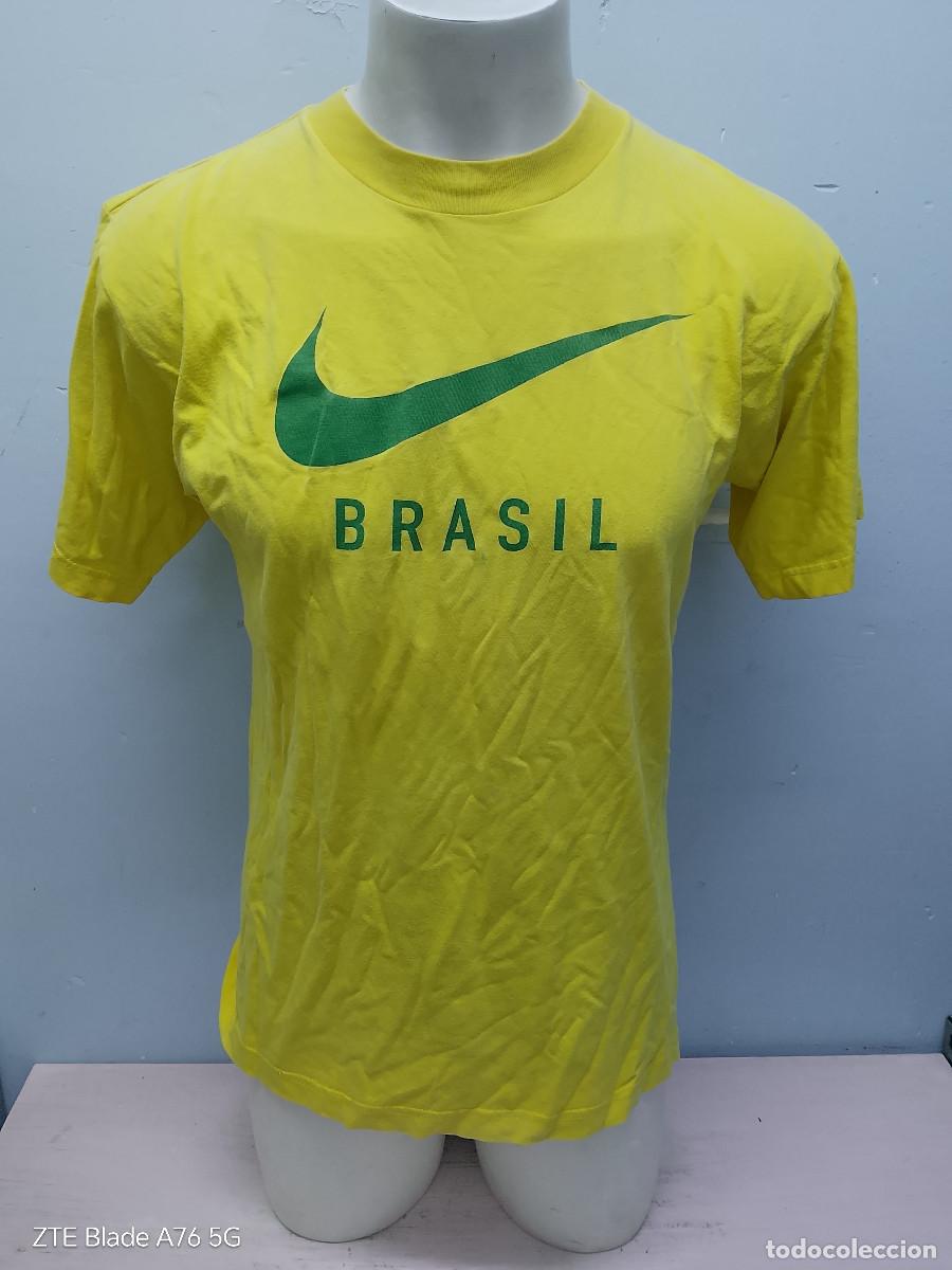Coleccionismo deportivo: Brasil camiseta merchandising fan shop camiseta futbol football shirt S 54cts