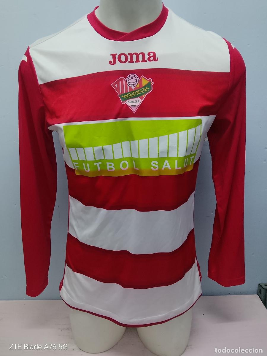 Coleccionismo deportivo: Unificacion Llefia Badalona camiseta futbol football shirt catalunya M