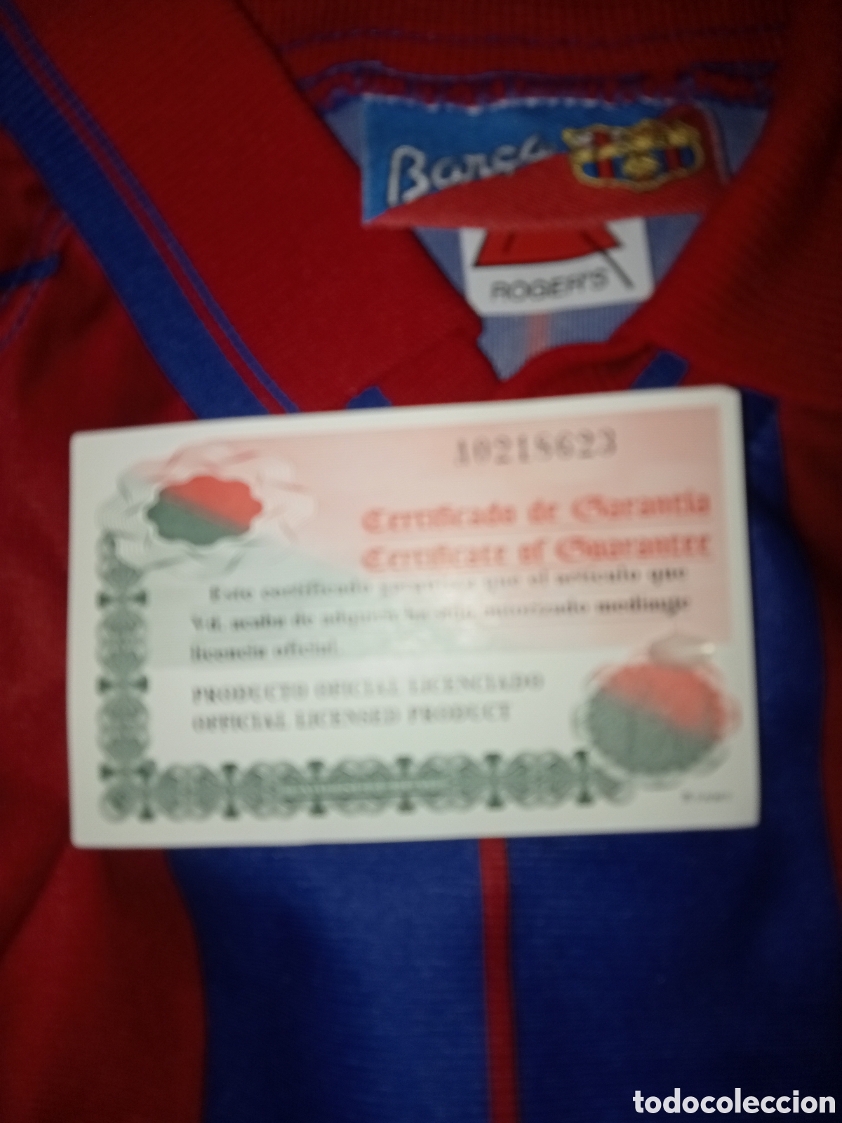 Coleccionismo deportivo: Equipaci&oacute;n bar&ccedil;a ni&ntilde;o - Foto 3