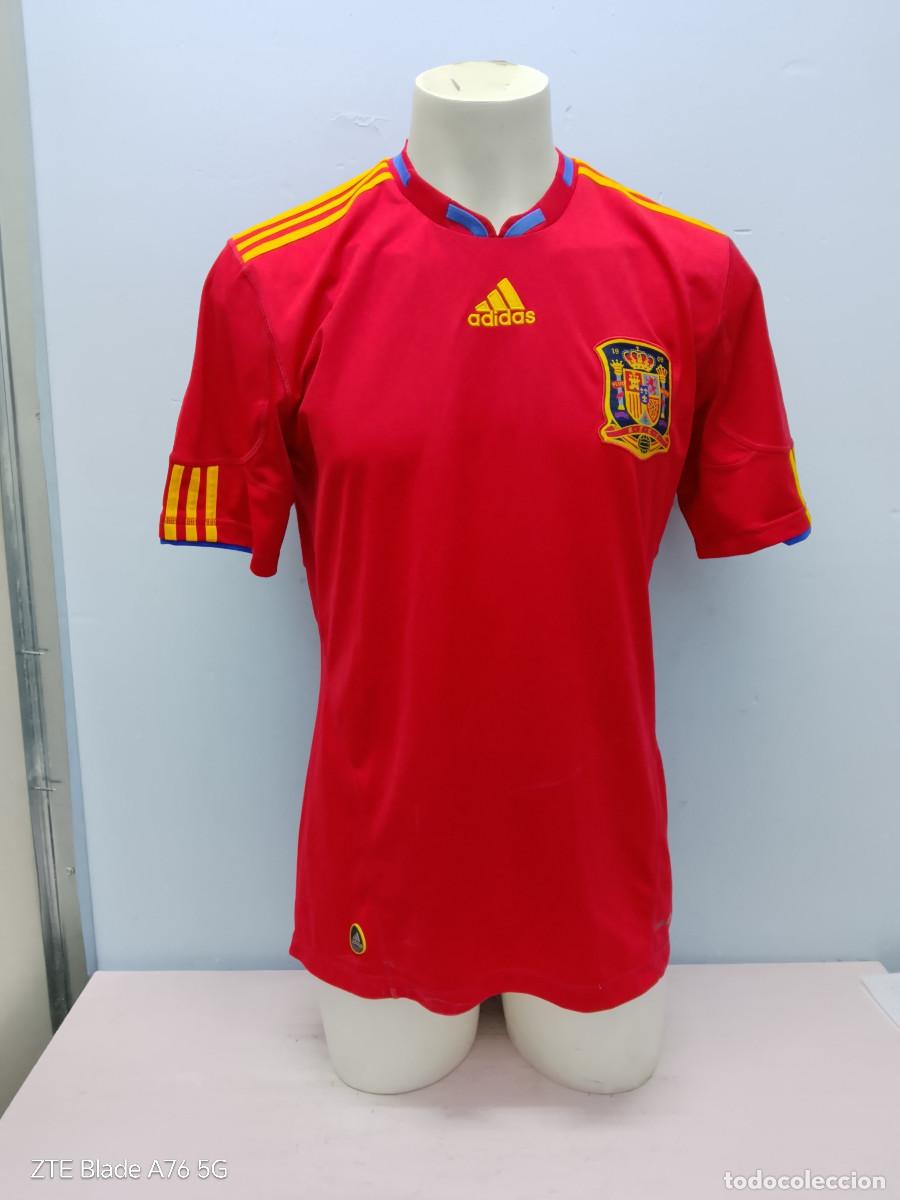 Coleccionismo deportivo: Espa&ntilde;a Spain Mundial Sudafrica camiseta futbol seleccion football shirt L 56cts