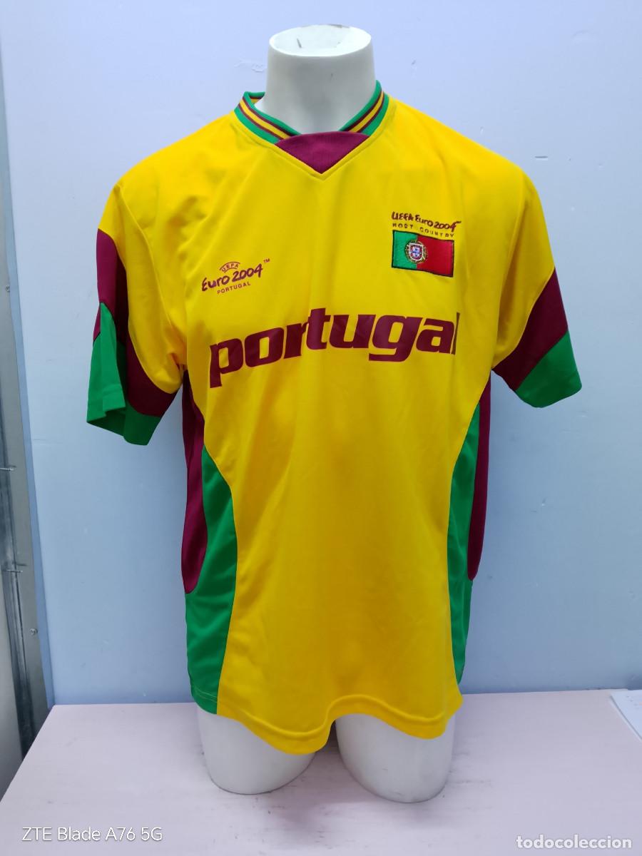 Coleccionismo deportivo: Portugal merchandising fan shop Euro camiseta futbol football shirt S equ L 58cts