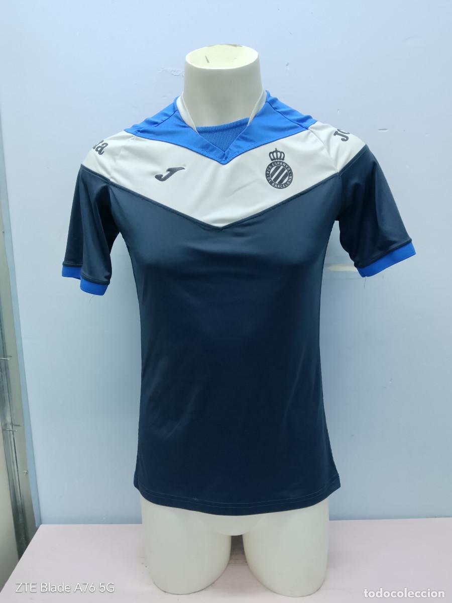 Coleccionismo deportivo: RCD Espanyol entreno camiseta futbol football shirt M 50cts