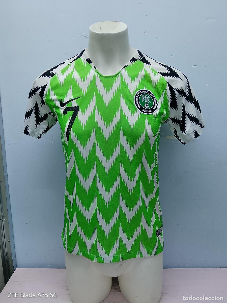 Coleccionismo deportivo: Nigeria camiseta futbol football shirt (tara dorsal) S 50cts
