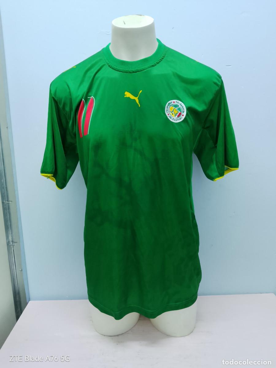 Coleccionismo deportivo: Senegal Africa camiseta futbol football shirt national team L 58cts