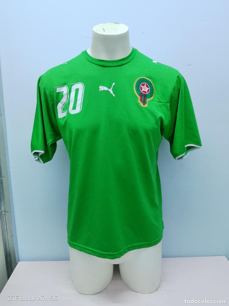 Coleccionismo deportivo: Marruecos Morocco camiseta futbol football shirt L 57cts Hadji
