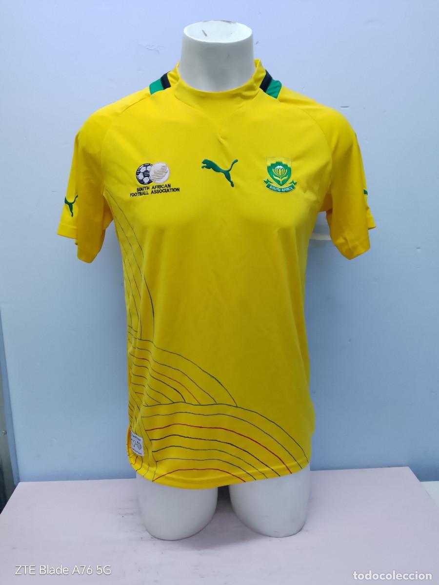 Coleccionismo deportivo: Sudafrica SouthAfrica camiseta futbol football shirt national shirt S 55cts