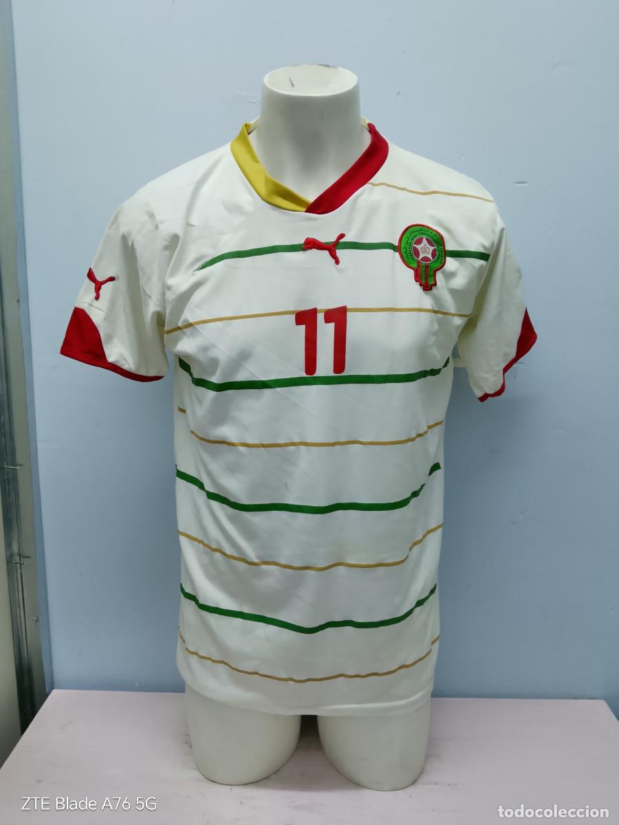 Coleccionismo deportivo: Maroc Morocco National football shirt camiseta futbol marruecos L 57cts