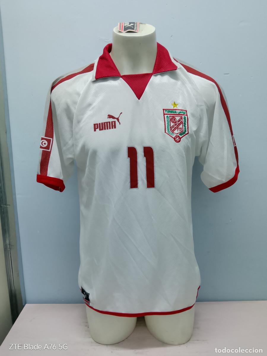 Coleccionismo deportivo: Tunisia Tunez National Team Dos Santos football shirt arab camiseta futbol xl 60cts