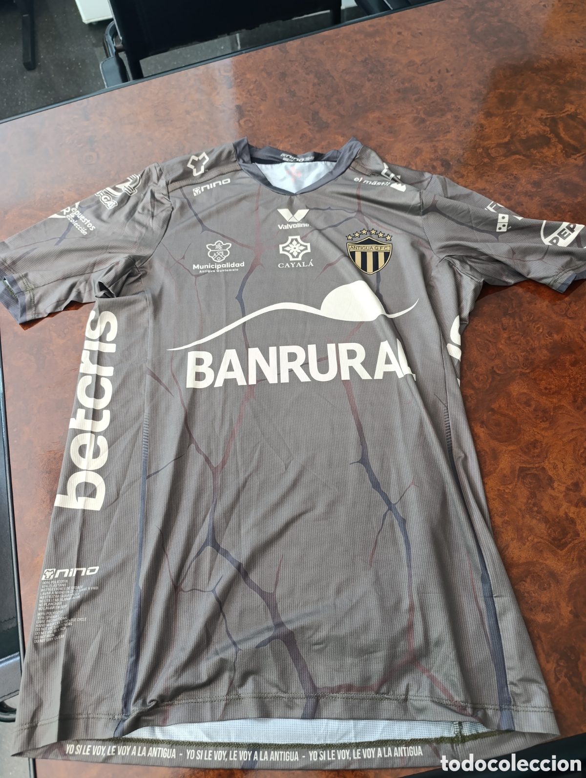 Coleccionismo deportivo: Camiseta matchworn Antigua G FC de Guatemala