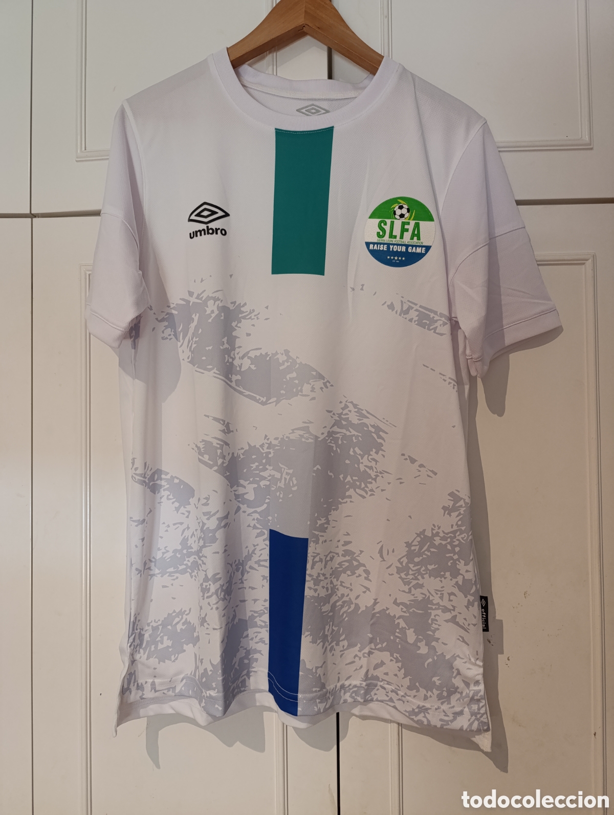 Coleccionismo deportivo: Camiseta oficial Selecci&oacute;n de Sierra Leona