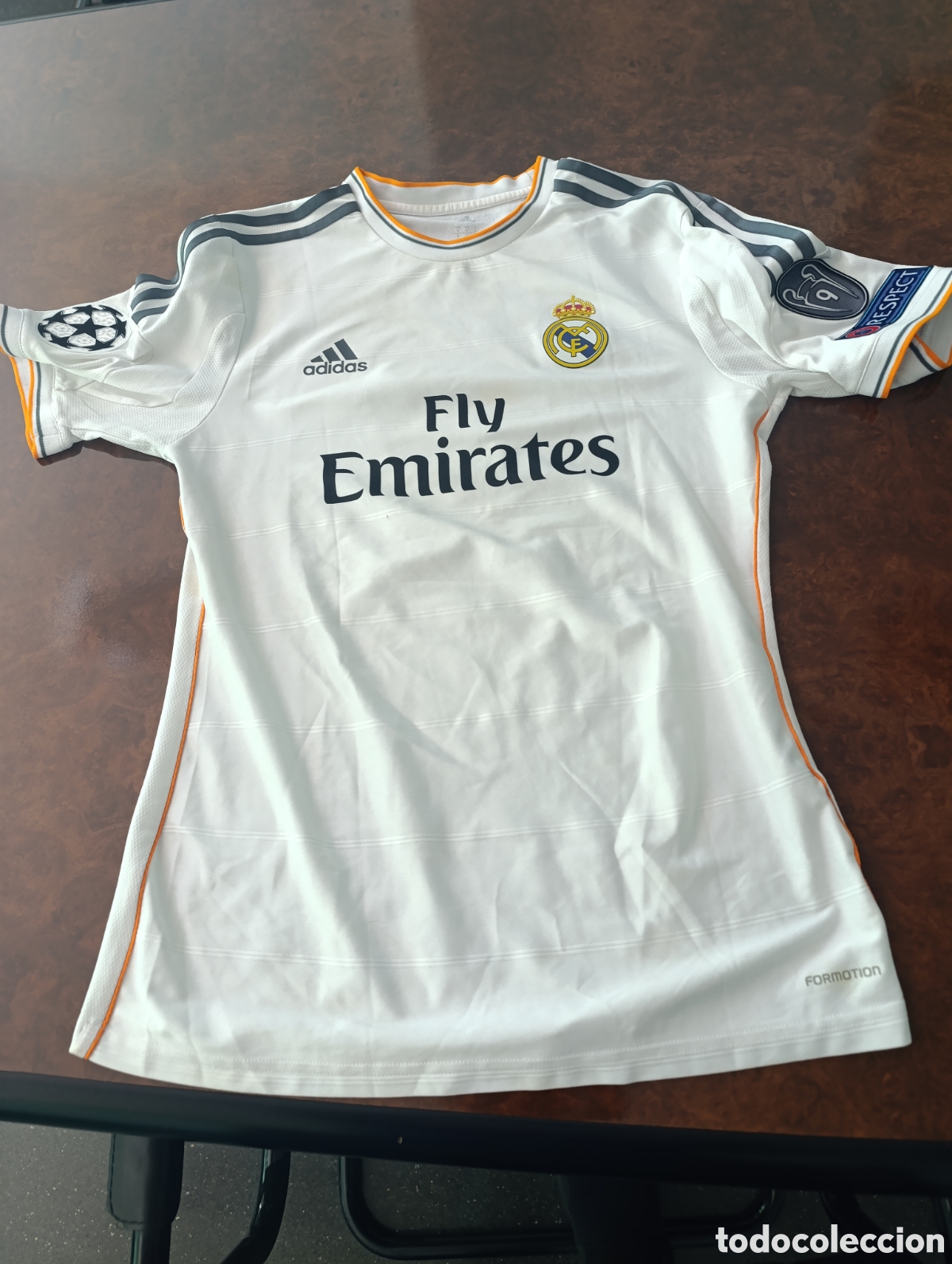 Coleccionismo deportivo: Camiseta matchworn Real Madrid CF Pepe