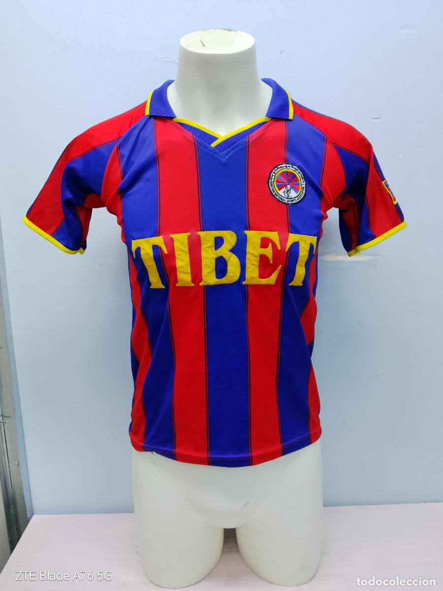 Coleccionismo deportivo: TIBET camiseta futbol seleccion football shirt national xxs 48cts