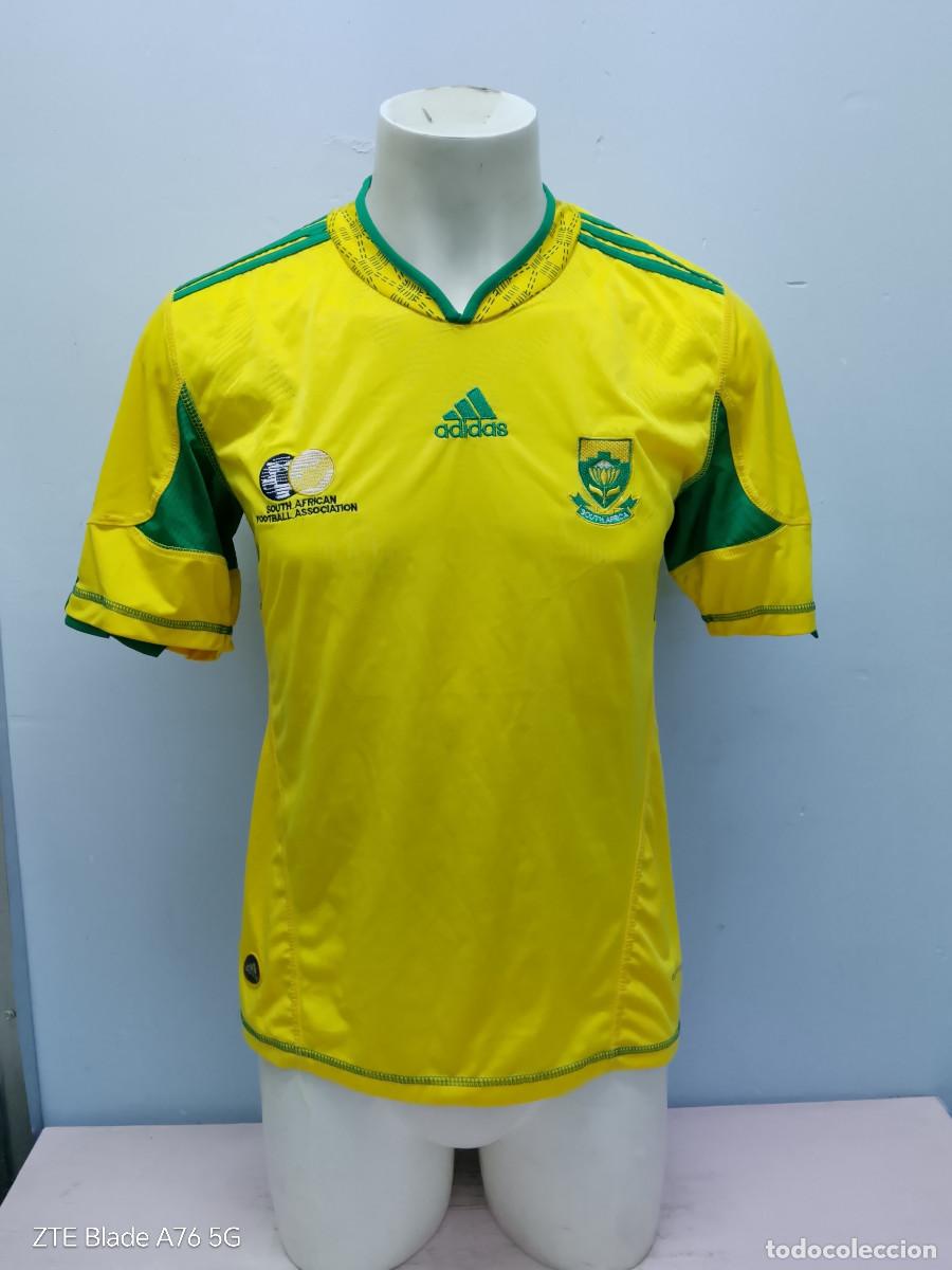 Coleccionismo deportivo: Sudafrica SouthAfrica camiseta futbol football shirt national shirt S 50cts