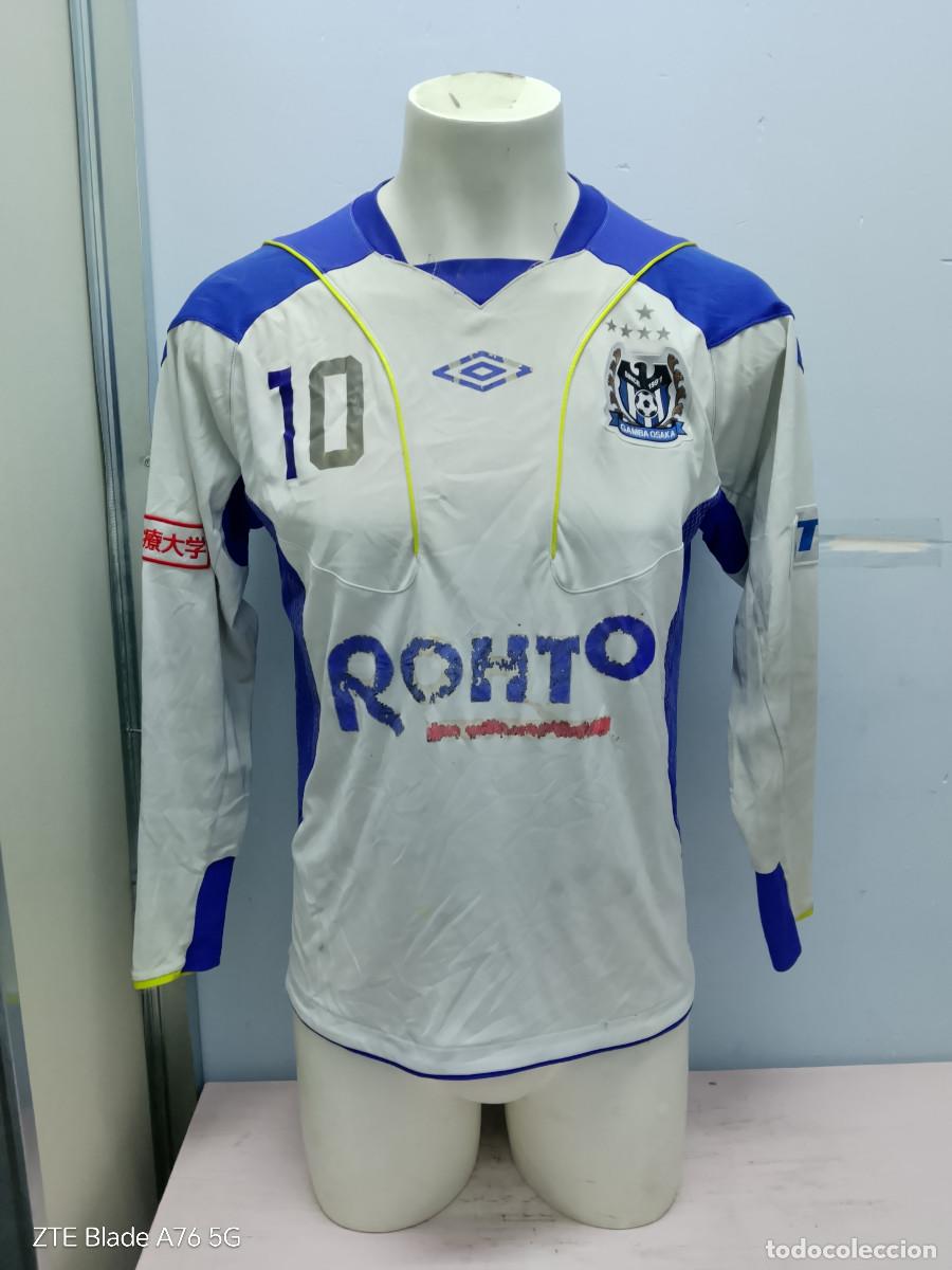 Coleccionismo deportivo: Gamba Osaka Japan Japon match worn camiseta futbol football shirt Bad Condition L 58cts