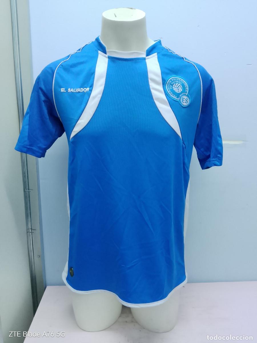 Coleccionismo deportivo: El Salvador seleccion de futbol camiseta football shirt national team 54cts M