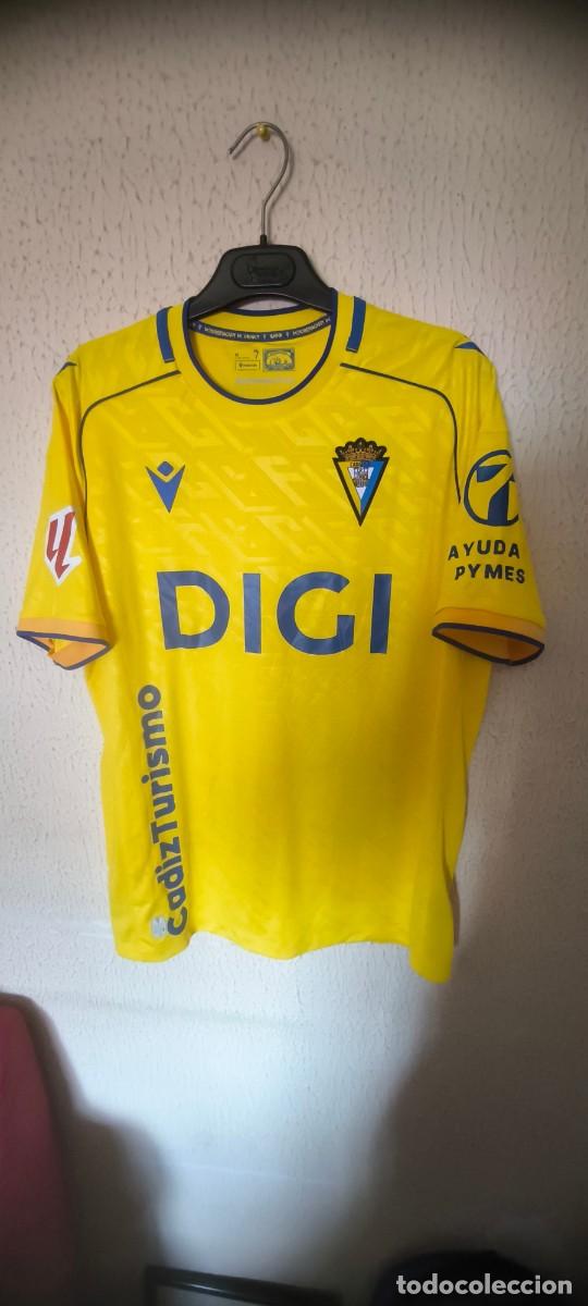Coleccionismo deportivo: Original | Camiseta Futbol Football Shirt | Talla M | Cadiz CF - 15 Sergio Ortu&ntilde;o - match worn