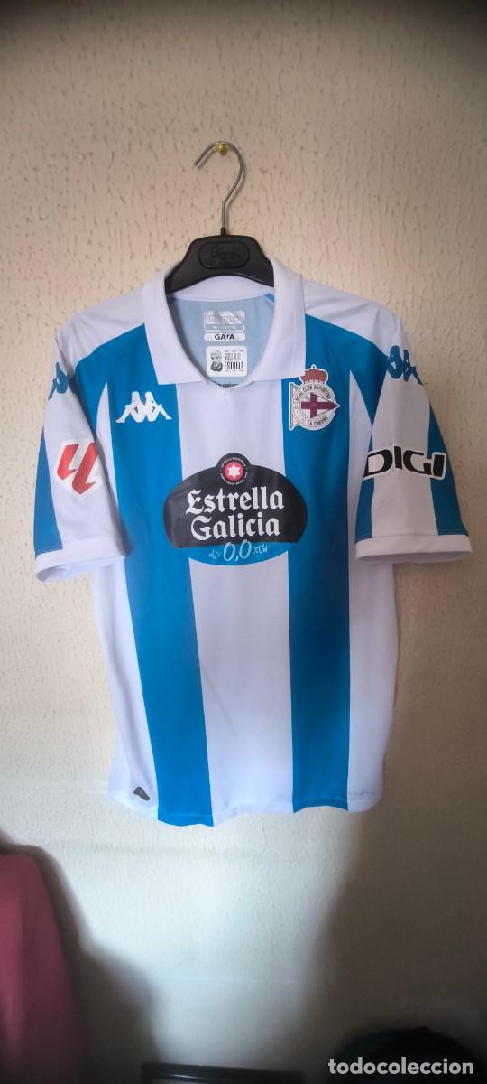 Coleccionismo deportivo: Original | Camiseta Futbol | Talla M | Deportivo de la Coru&ntilde;a - 6 Petxarroman - match worn vs Cadiz