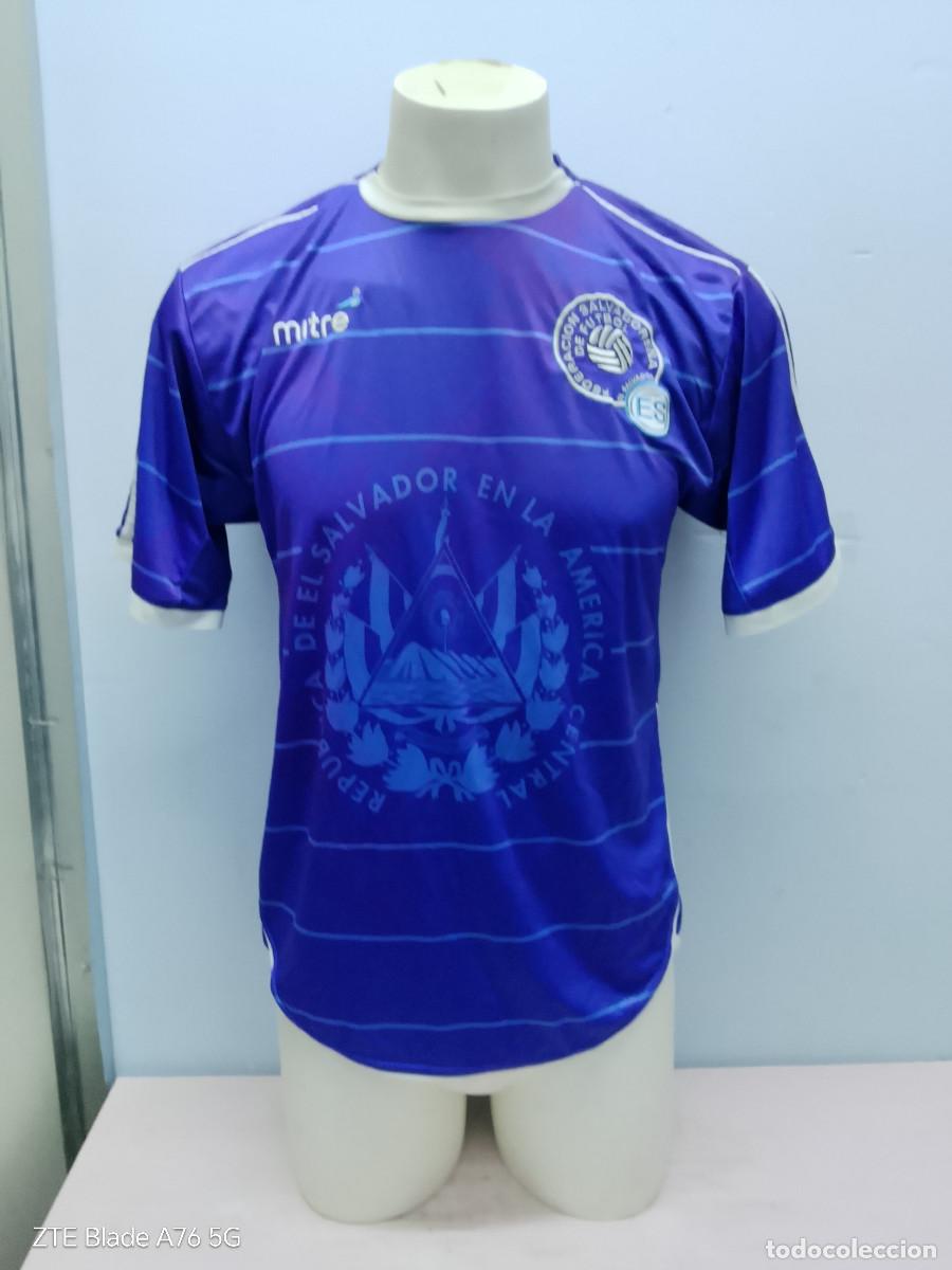 Coleccionismo deportivo: El Salvador seleccion de futbol camiseta football shirt national team M 55cts