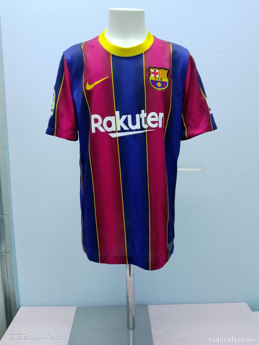 Coleccionismo deportivo: FC Barcelona camiseta futbol football shirt L de ni&ntilde;o chica mujer xxs