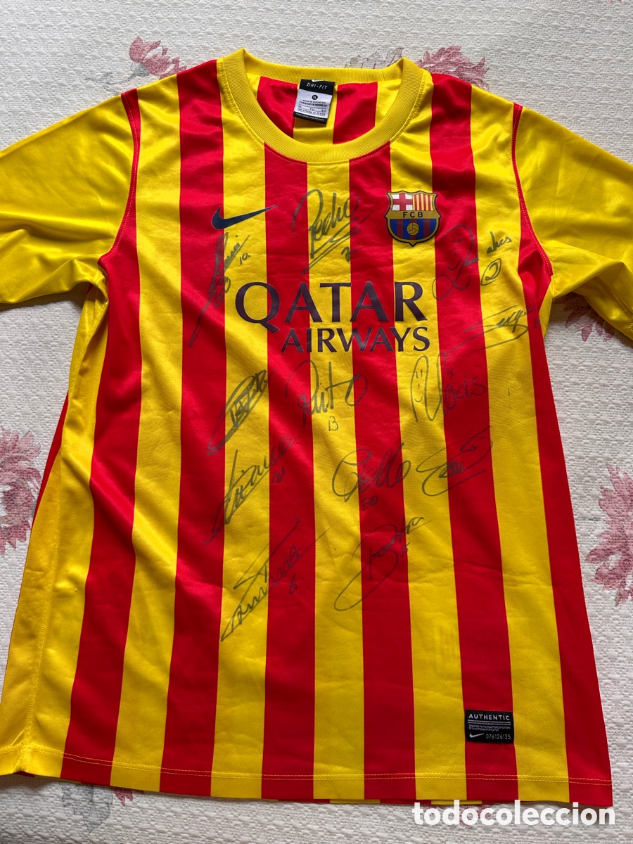 Coleccionismo deportivo: Camiseta del Bar&ccedil;a temporada 2013/14