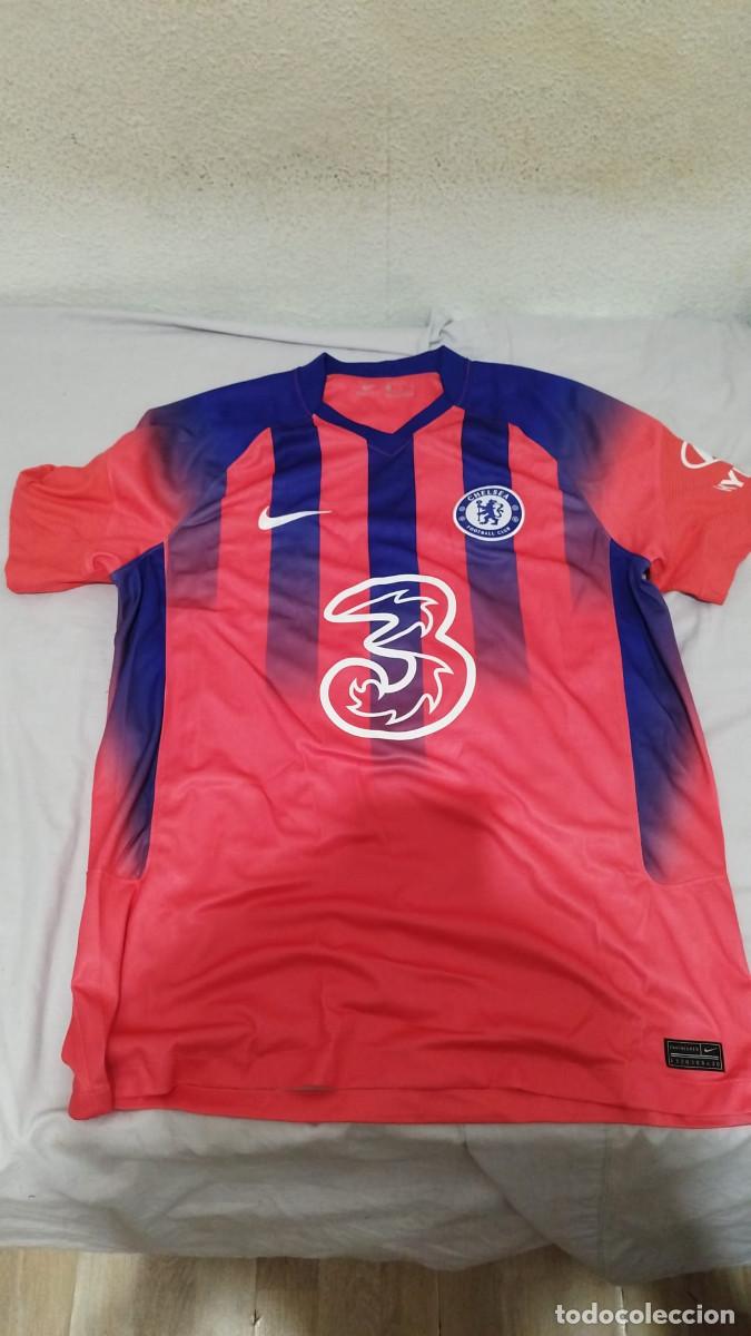 Coleccionismo deportivo: Camiseta Chelsea 3&ordf; equipacion