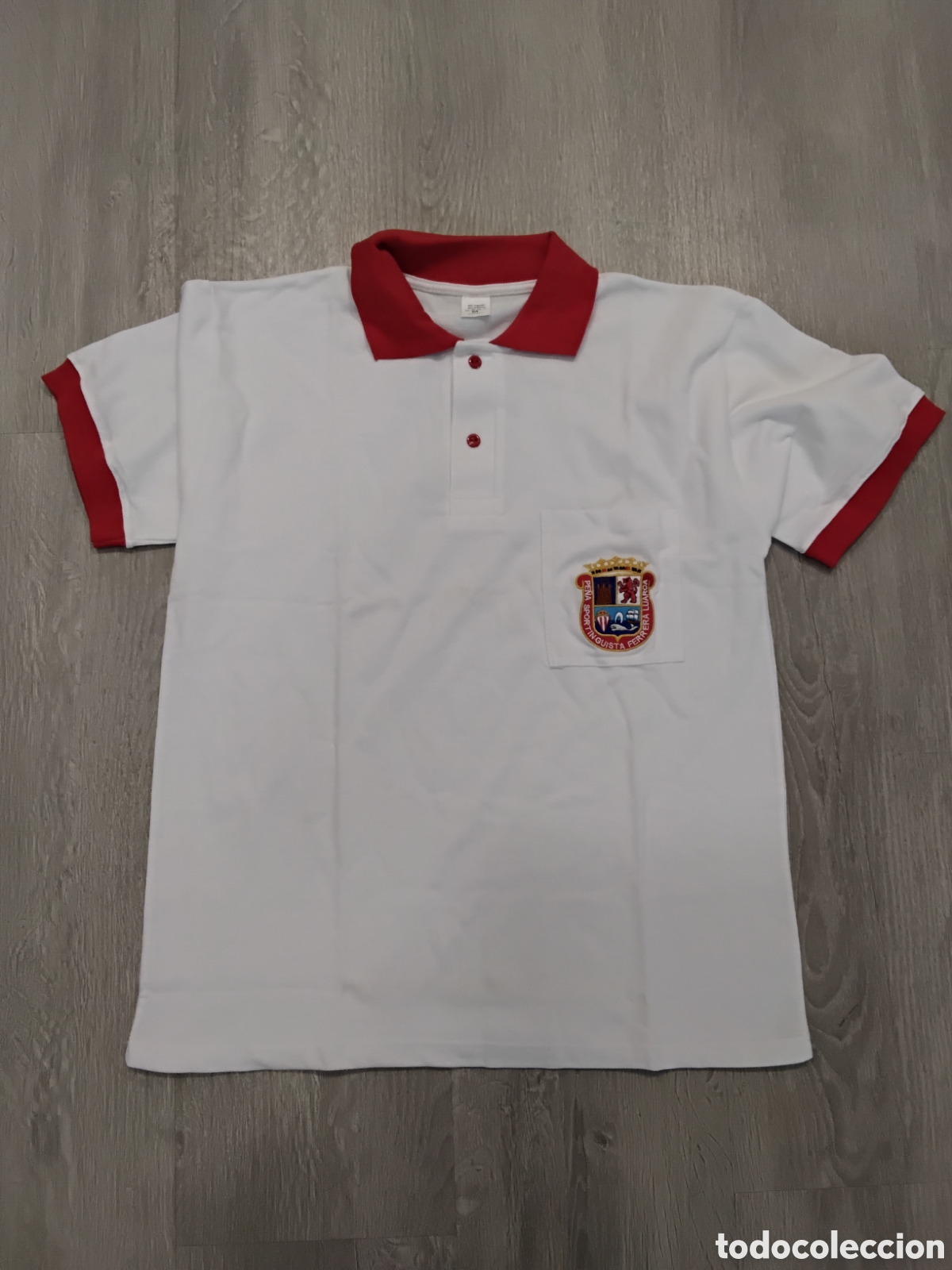 Coleccionismo deportivo: Polo Futbol Pe&ntilde;a Sportingista Ferrera Luarca