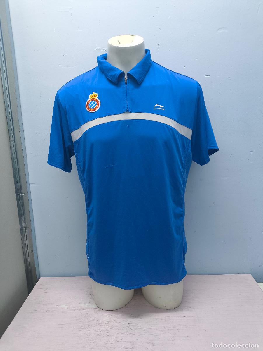 Coleccionismo deportivo: RCD Espanyol polo jersey entreno camiseta futbol football shirt xl 59