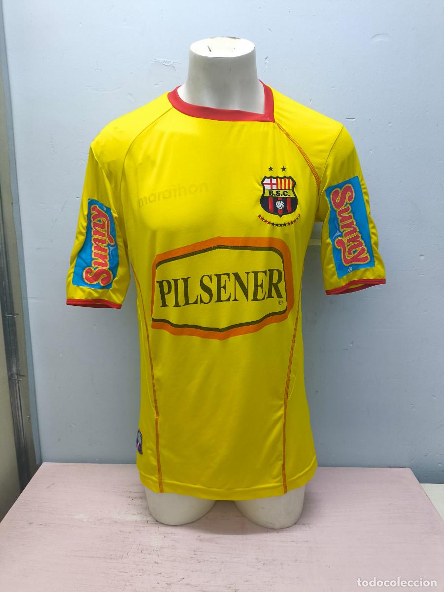 Coleccionismo deportivo: Barcelona Guayaquil Ecuador (tara logo) Fan shop camiseta shirt futbol football M 60cs