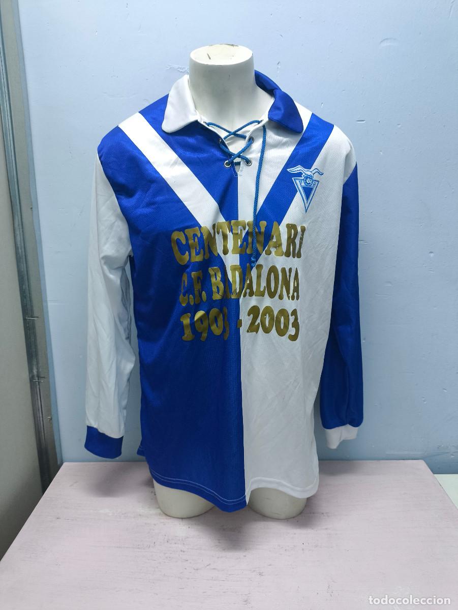Coleccionismo deportivo: CF Badalona Centenario camiseta futbol football shirt xl 64cts