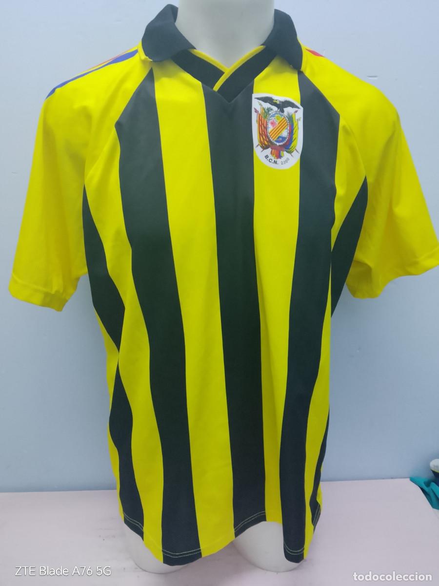 Coleccionismo deportivo: Catalunya Club de F&uacute;tbol Internacional Ecuador camisseta futbol xl