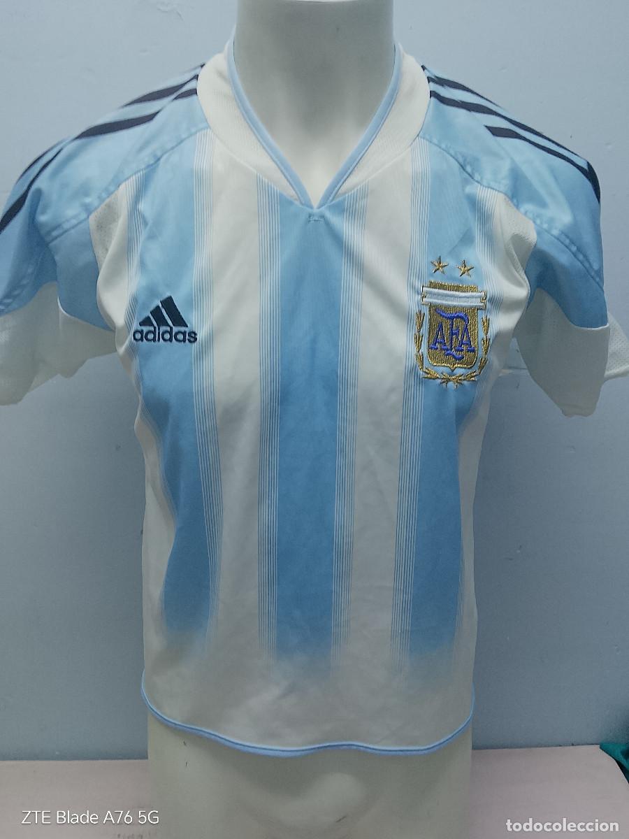 Coleccionismo deportivo: Argentina camiseta futbol football shirt chica mujer Unisex S 49cts M girl