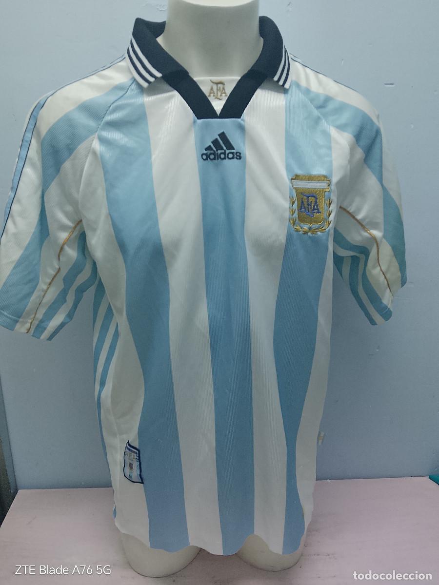 Coleccionismo deportivo: Argentina 1994 camiseta futbol football shirt L 64cts (bajo descosido)