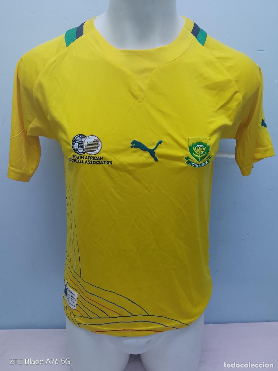 Coleccionismo deportivo: Sudafrica SouthAfrica camiseta futbol football shirt national shirt S 50cts