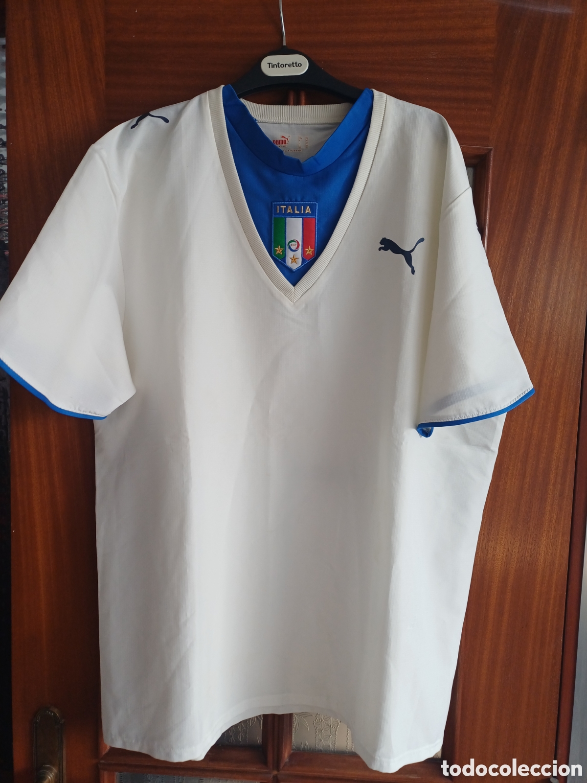 Coleccionismo deportivo: CAMISETA PUMA ITALIA VISITANTE 2006 TALLA XL