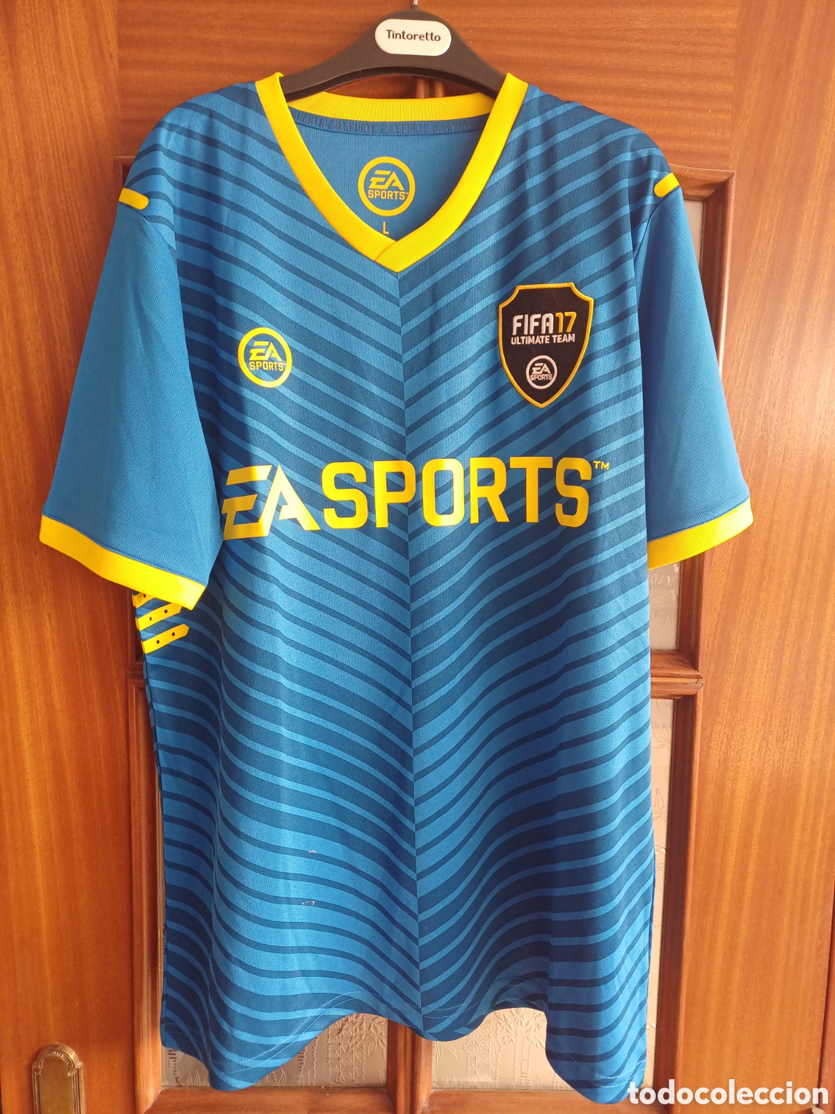 Coleccionismo deportivo: CAMISETA EA SPORTS 17 ULTIMATE TEAM TALLA L