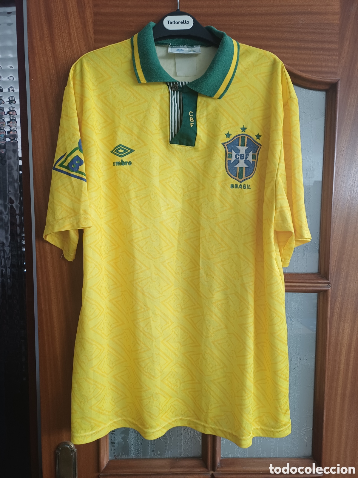Coleccionismo deportivo: CAMISETA UMBRO BRASIL 1991-1993 TALLA L