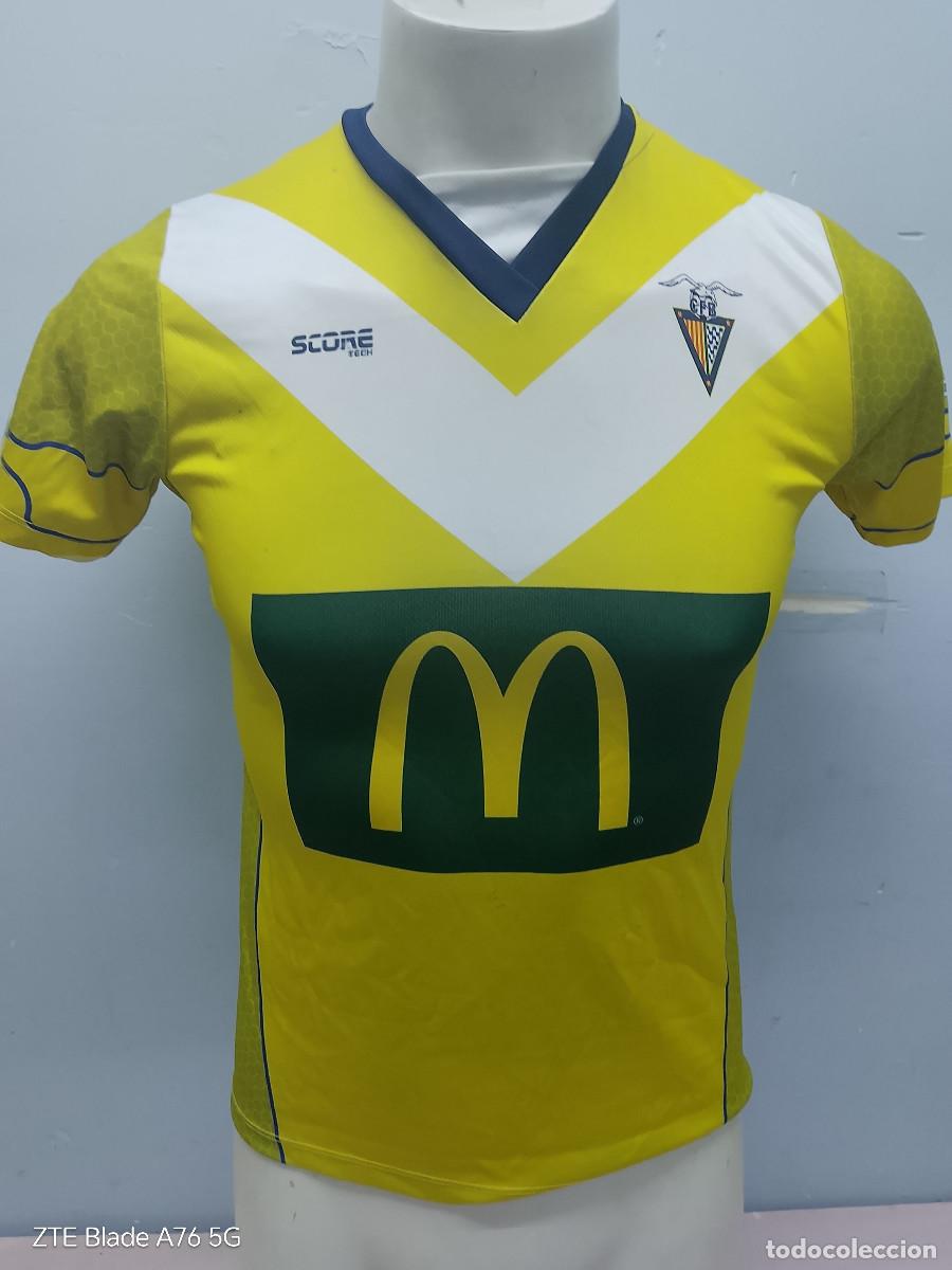 Coleccionismo deportivo: CF Badalona camiseta futbol football shirt XXS 45cts