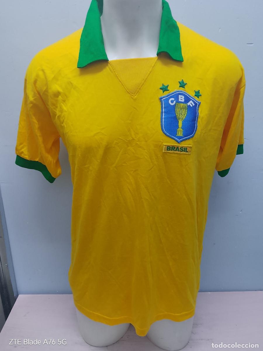 Coleccionismo deportivo: Brasil 1986 seleccion camiseta futbol football shirt national jersey xl 60cts