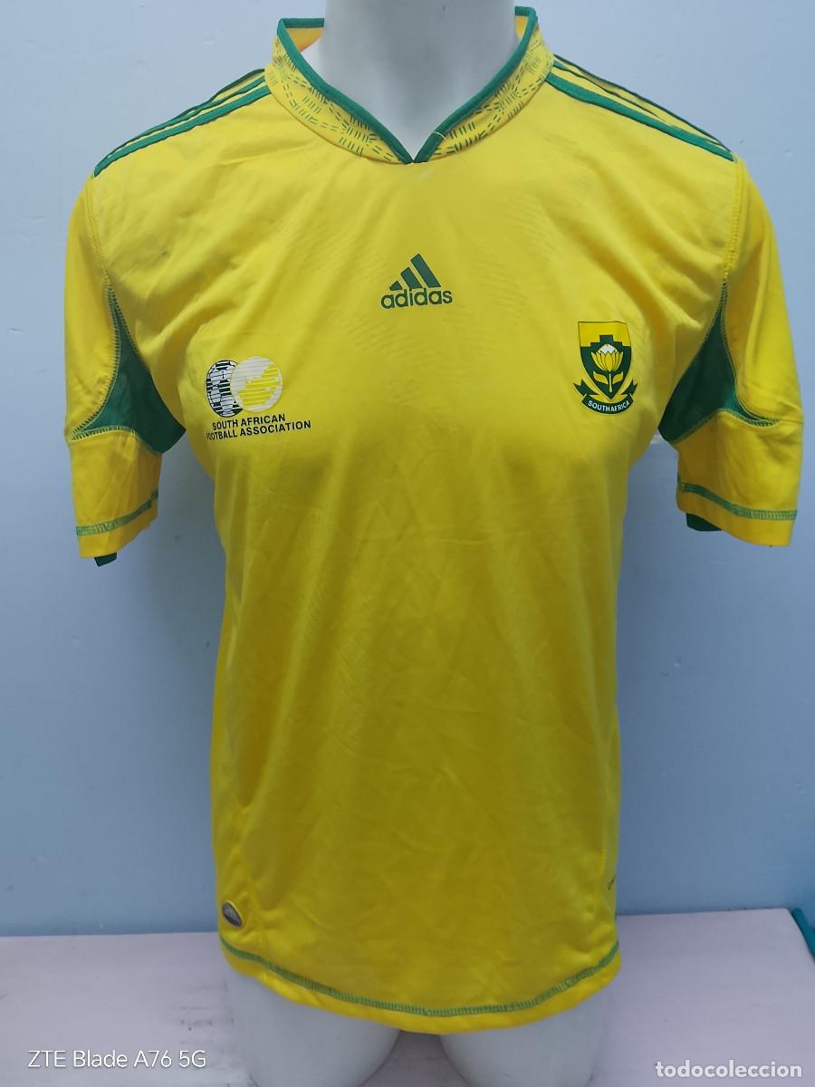Coleccionismo deportivo: Sudafrica SouthAfrica camiseta futbol football shirt national shirt M 56cts