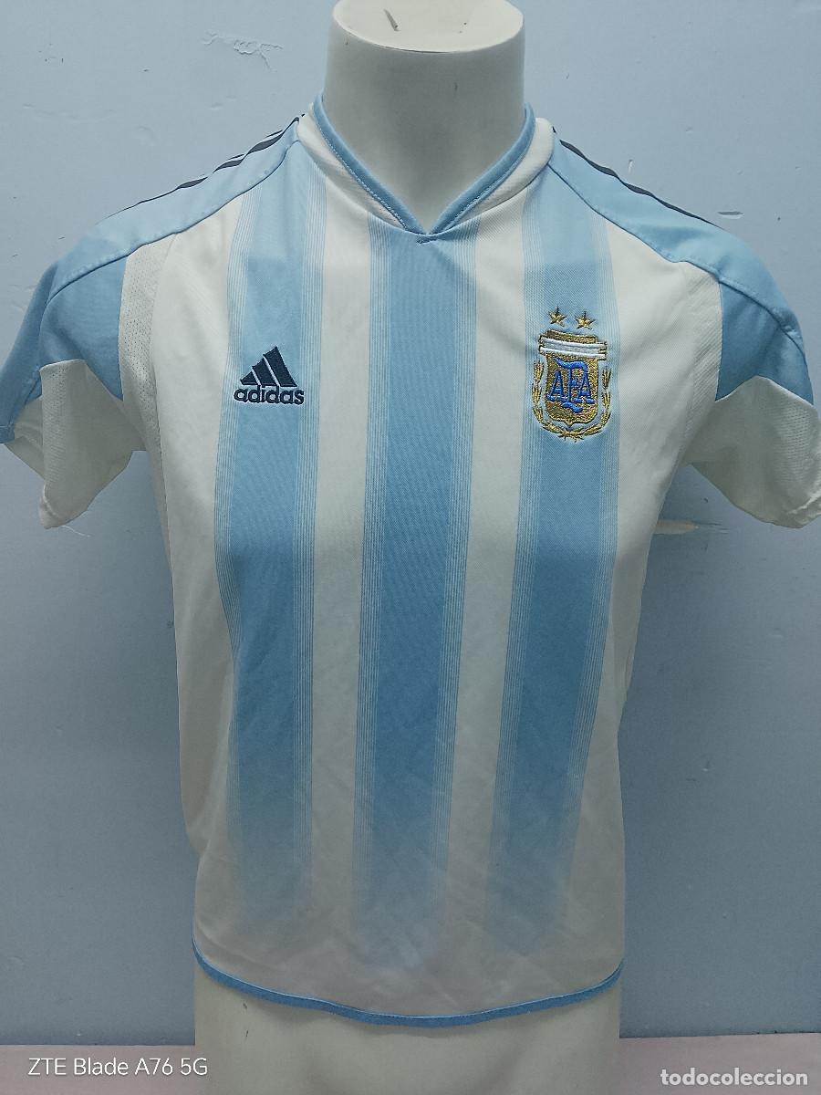 Coleccionismo deportivo: Argentina camiseta futbol football shirt xs 52 cts seleccion