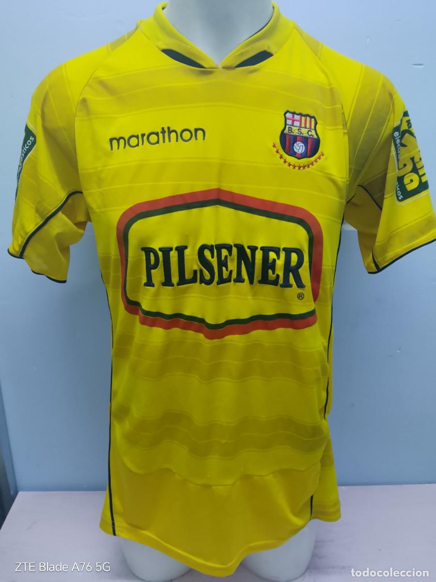 Coleccionismo deportivo: Barcelona Guayaquil camiseta futbol football shirt M-L 52cts Ecuador
